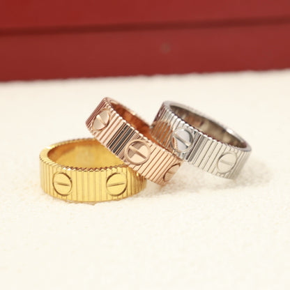 [Eternal Jewelry]2025 NEW LOVE RING BRUSHED STYLE