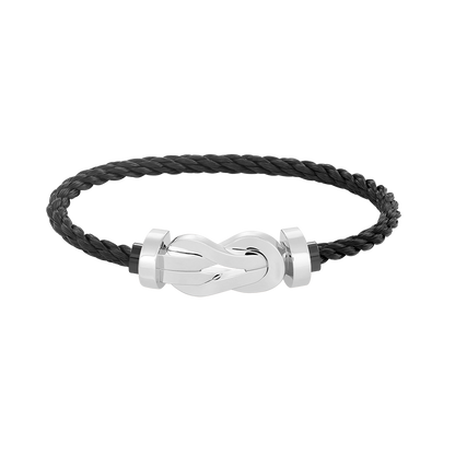 [Eternal Jewelry]CHANCE LARGE 8 FIGURE BUCKLE NO DIAMOND BRACELET SILVER