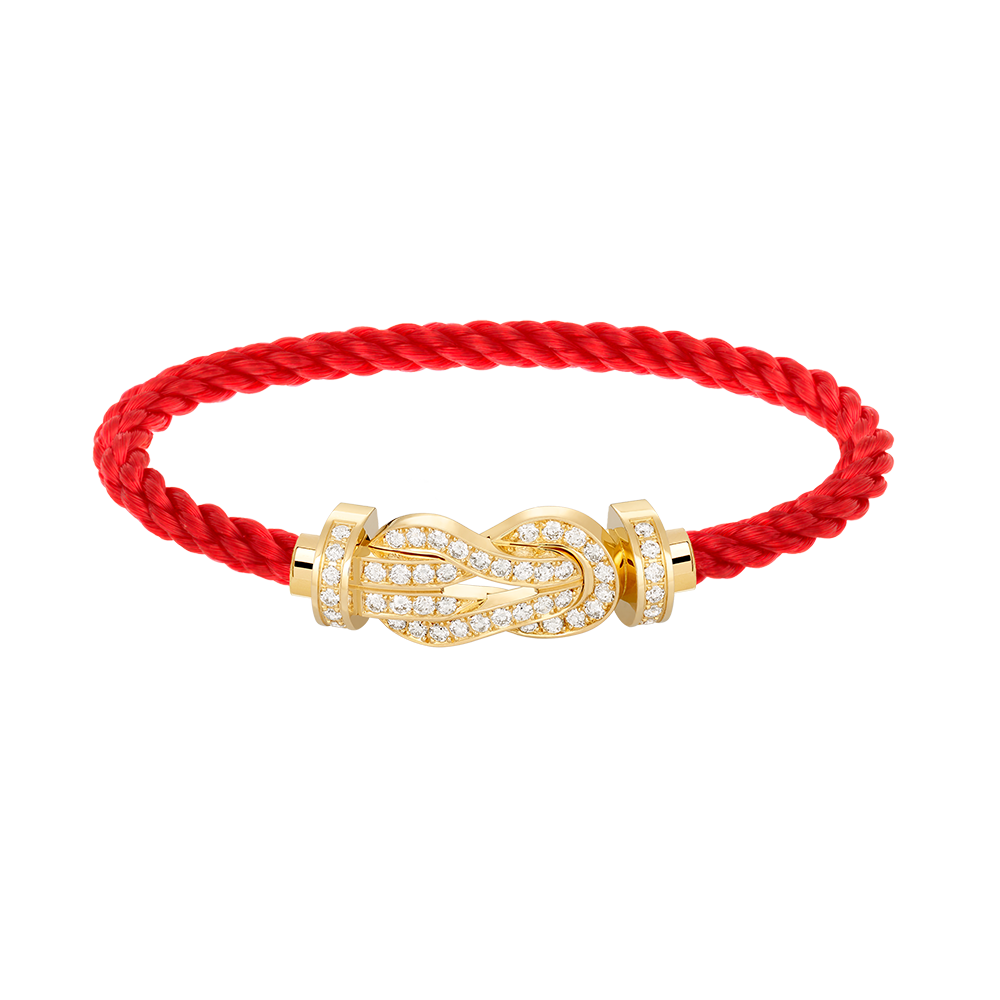 [Eternal Jewelry]CHANCE LARGE 8 FIGURE BUCKLE FULLDIAMOND BRACELET GOLD