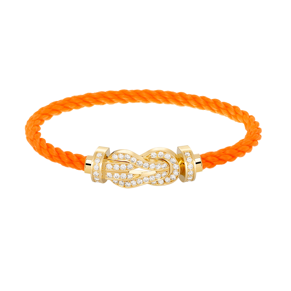[Eternal Jewelry]CHANCE LARGE 8 FIGURE BUCKLE FULLDIAMOND BRACELET GOLD
