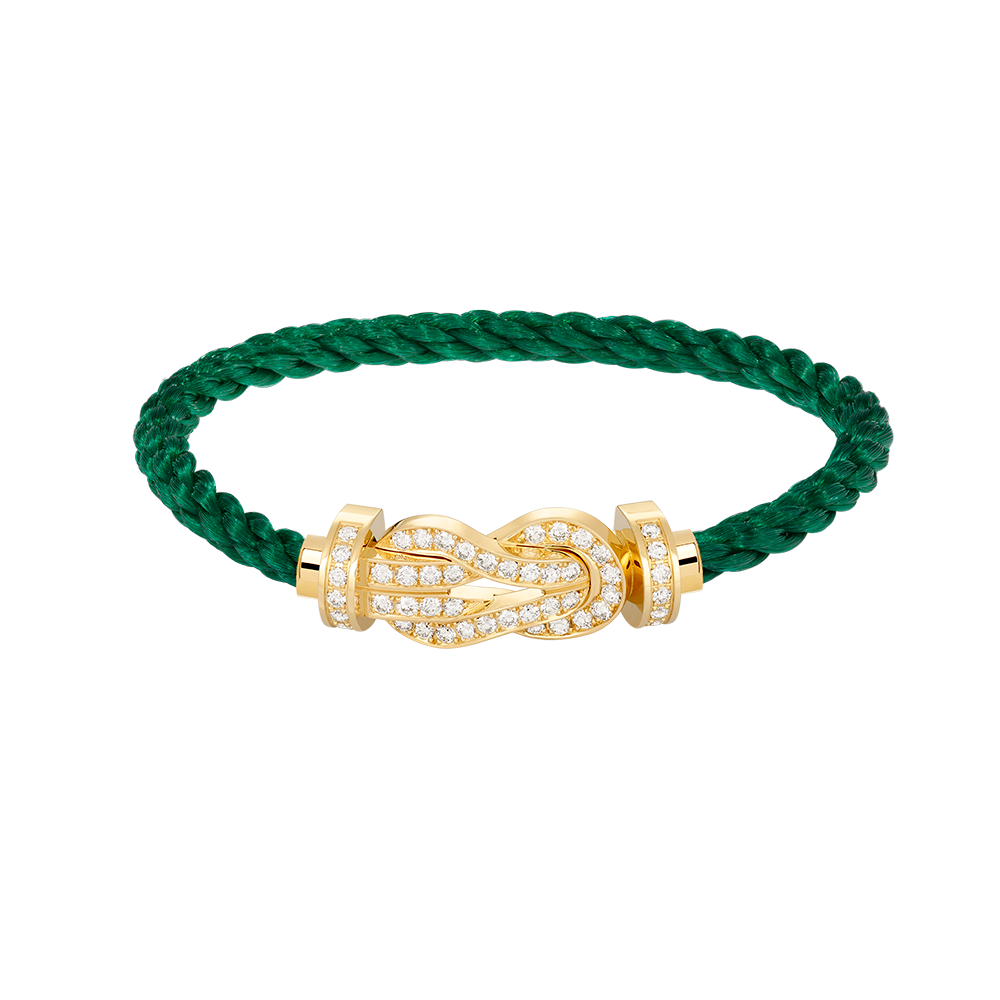 [Eternal Jewelry]CHANCE LARGE 8 FIGURE BUCKLE FULLDIAMOND BRACELET GOLD