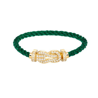 [Eternal Jewelry]CHANCE LARGE 8 FIGURE BUCKLE FULLDIAMOND BRACELET GOLD