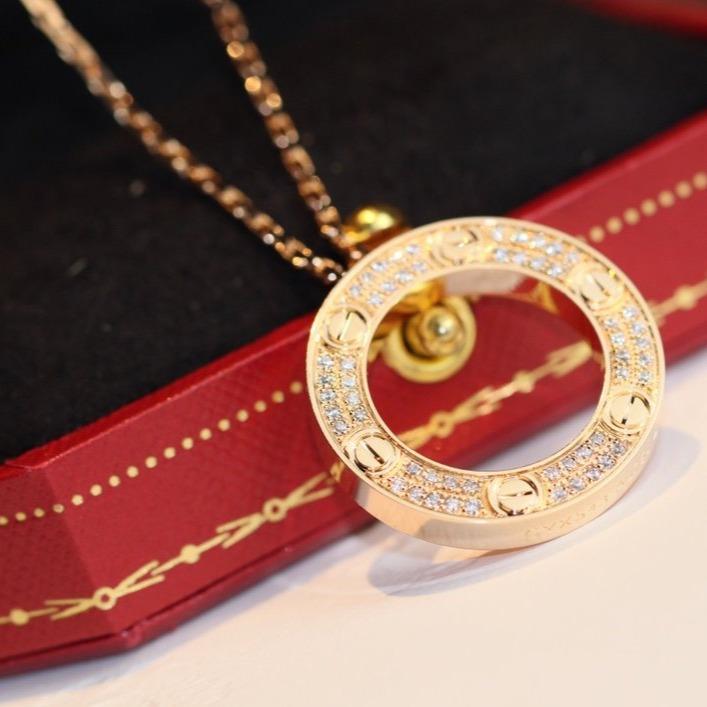 [Eternal Jewelry]LOVE NECKLACE ADJUSTABLE ROSE GOLD