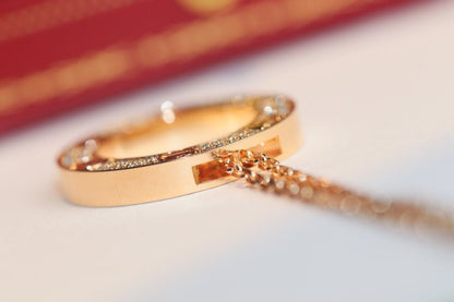 [Eternal Jewelry]LOVE NECKLACE ADJUSTABLE ROSE GOLD