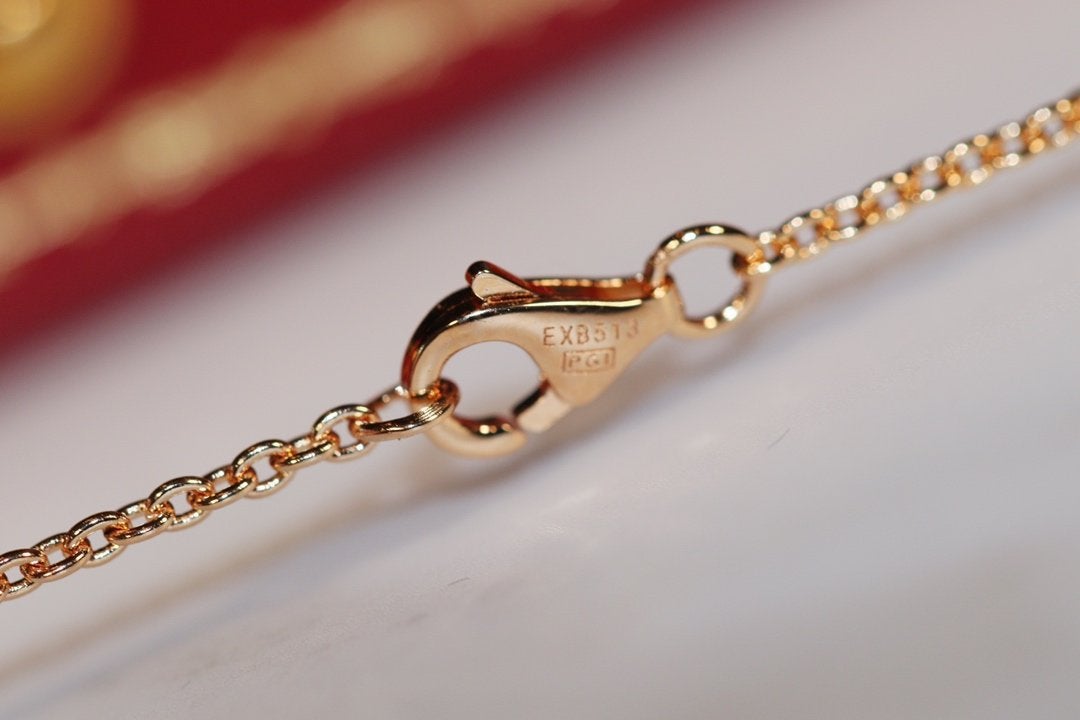 [Eternal Jewelry]LOVE NECKLACE PINK GOLD AND SILVER