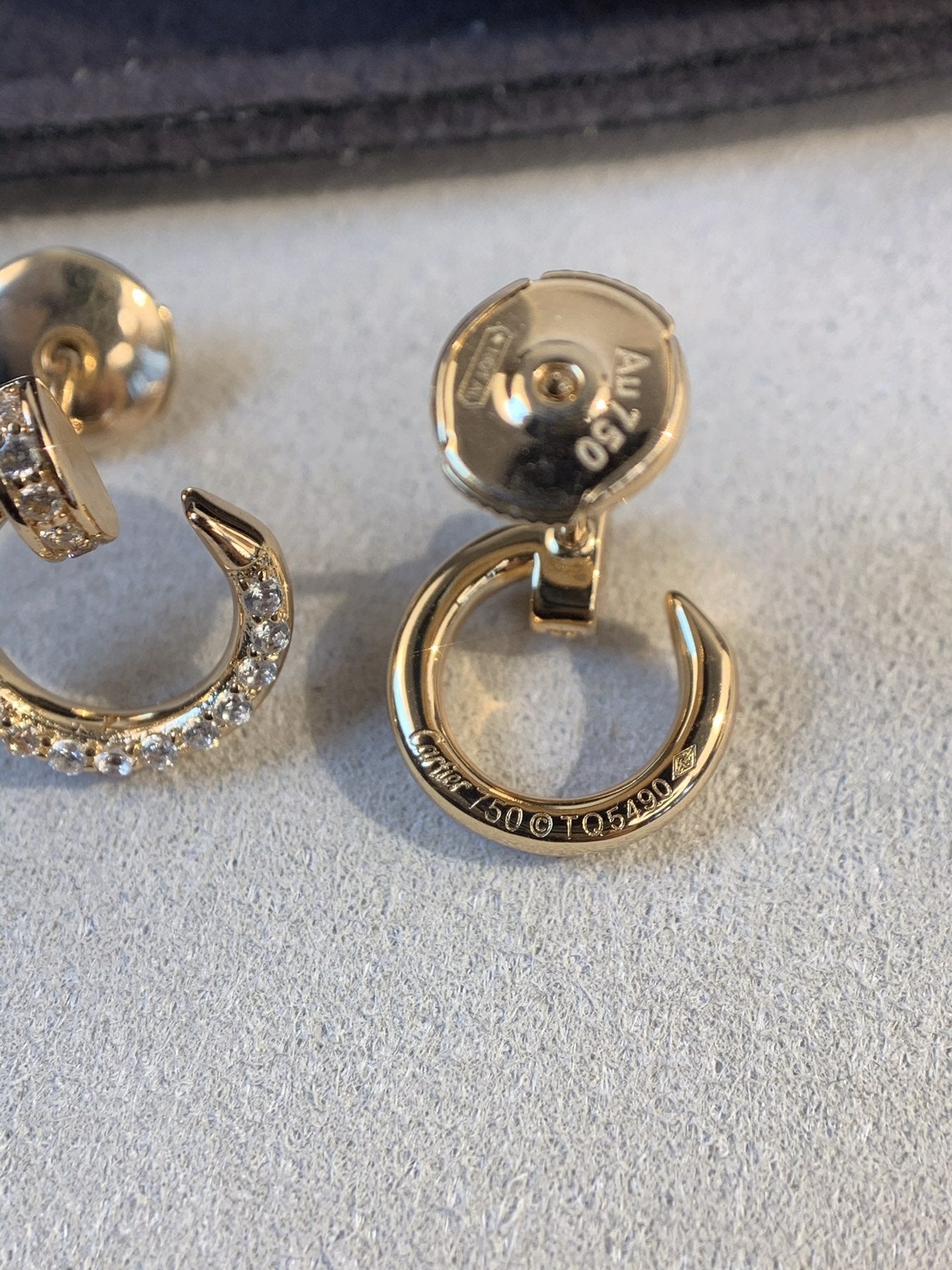 [Eternal Jewelry]JUSTE EARRINGS GOLD DIAMONDS