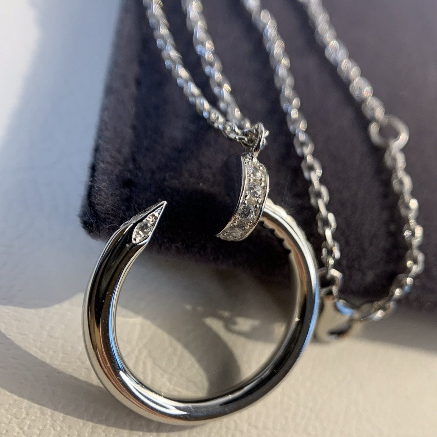 [Eternal Jewelry]JUSTE NECKLACE SILVER