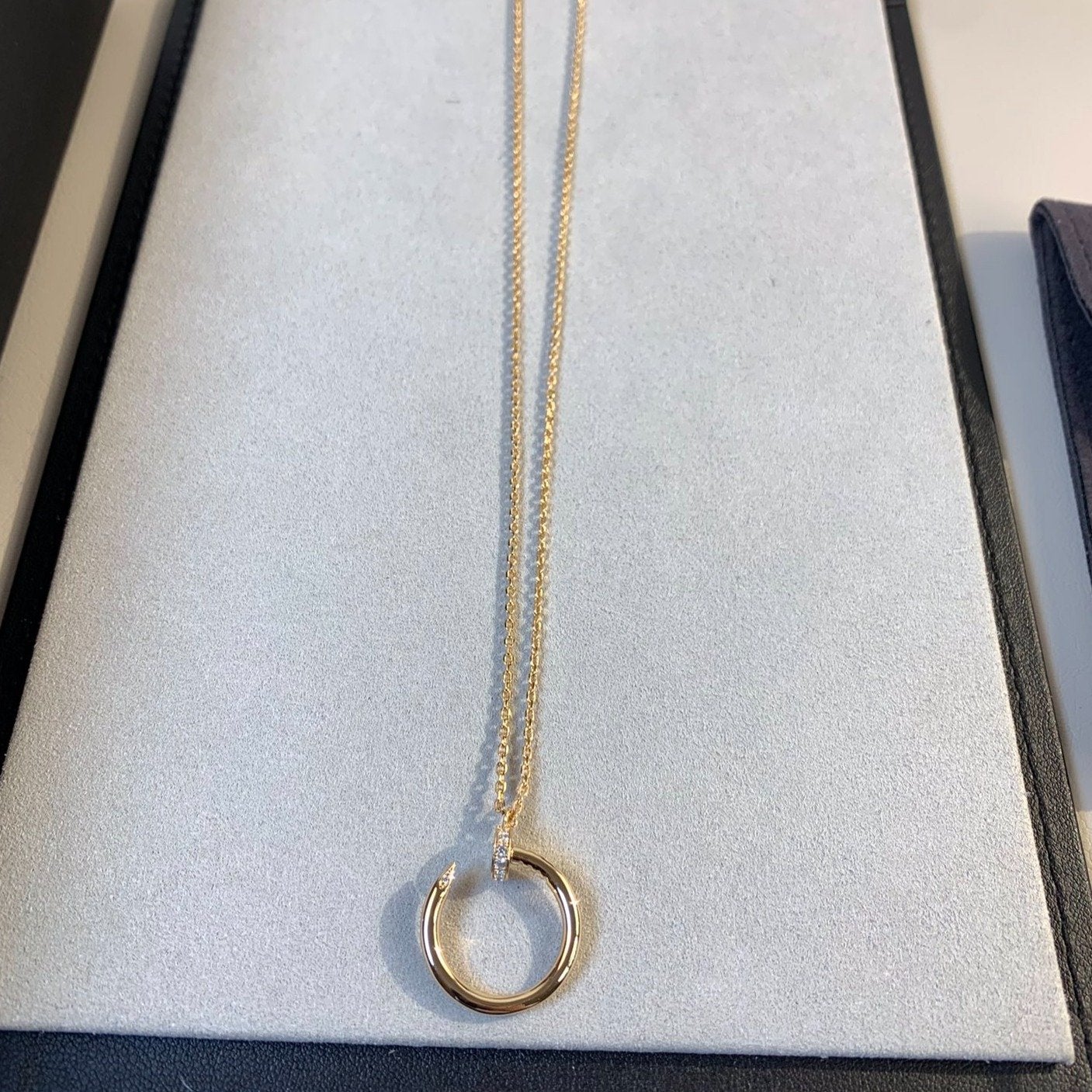 [Eternal Jewelry]JUSTE NECKLACE PINK GOLD