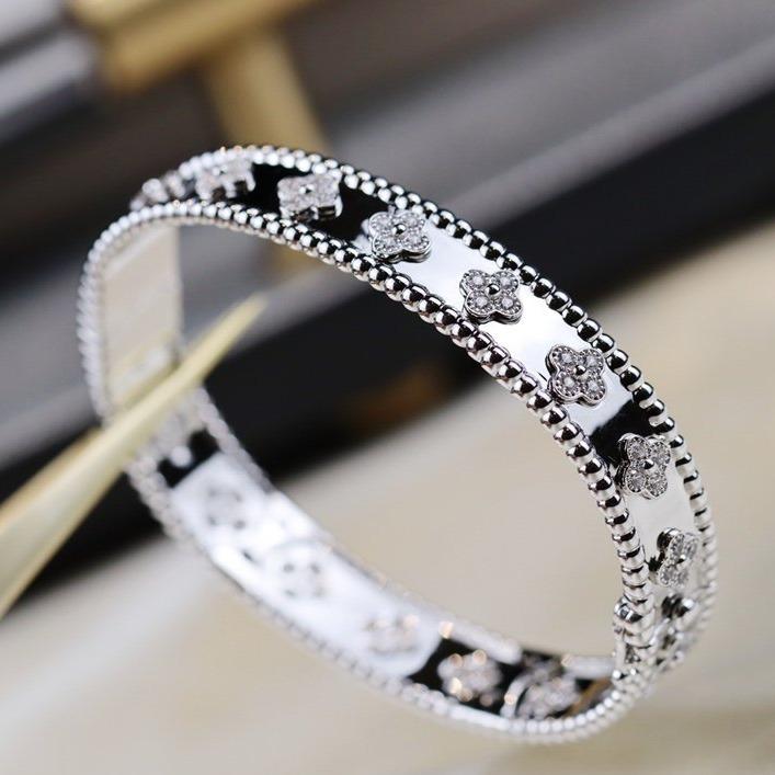 [Eternal Jewelry]CLOVER BRACELET 8MM DIAMONDS