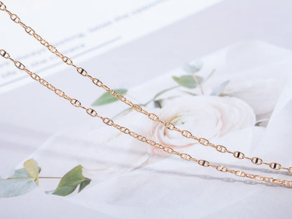 [Eternal Jewelry]ECHAPPEE NECKLACE PINK GOLD