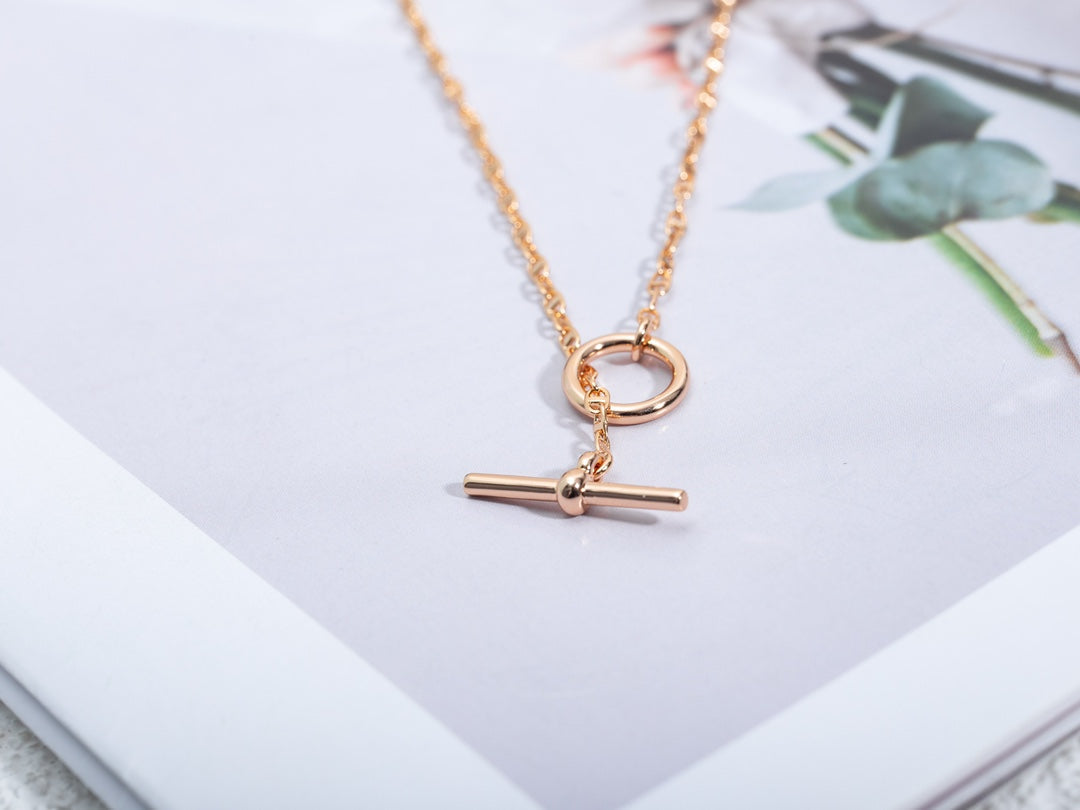 [Eternal Jewelry]ECHAPPEE NECKLACE PINK GOLD