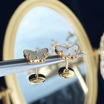 [Eternal Jewelry]SWEET BUTTERFLY MOP EARSTUDS