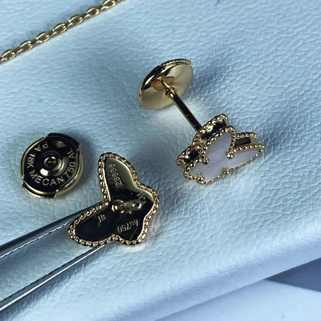 [Eternal Jewelry]SWEET BUTTERFLY MOP EARSTUDS