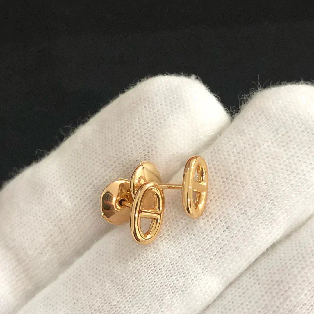 [Eternal Jewelry]CHAINE SMALL EARRINGS GOLD AND SILVER
