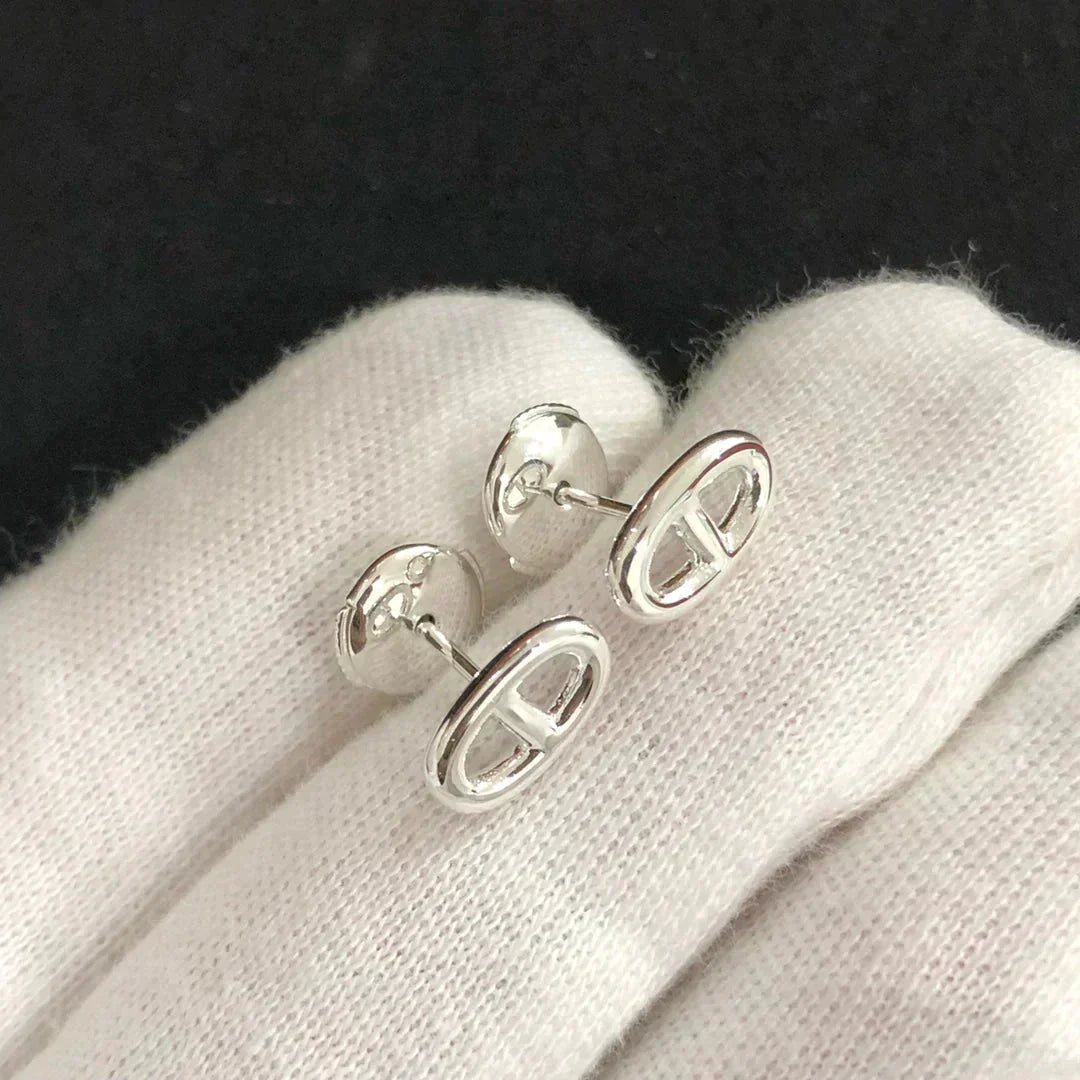 [Eternal Jewelry]CHAINE SMALL EARRINGS GOLD AND SILVER