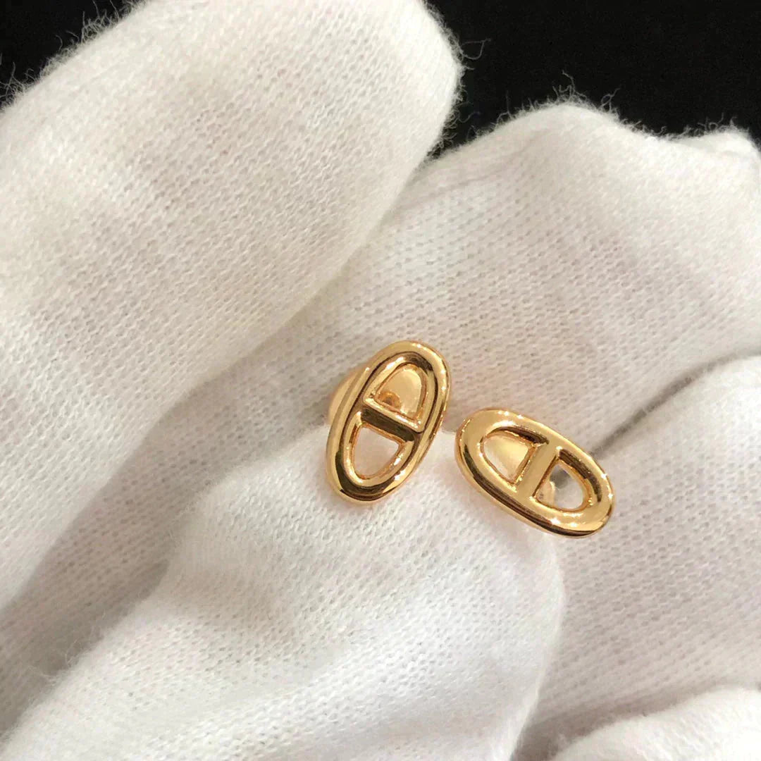 [Eternal Jewelry]CHAINE SMALL EARRINGS GOLD AND SILVER