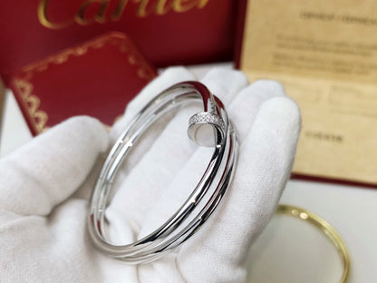 [Eternal Jewelry]JUSTE BRACELET 3.5MM DOUBLE ROW DIAMOND