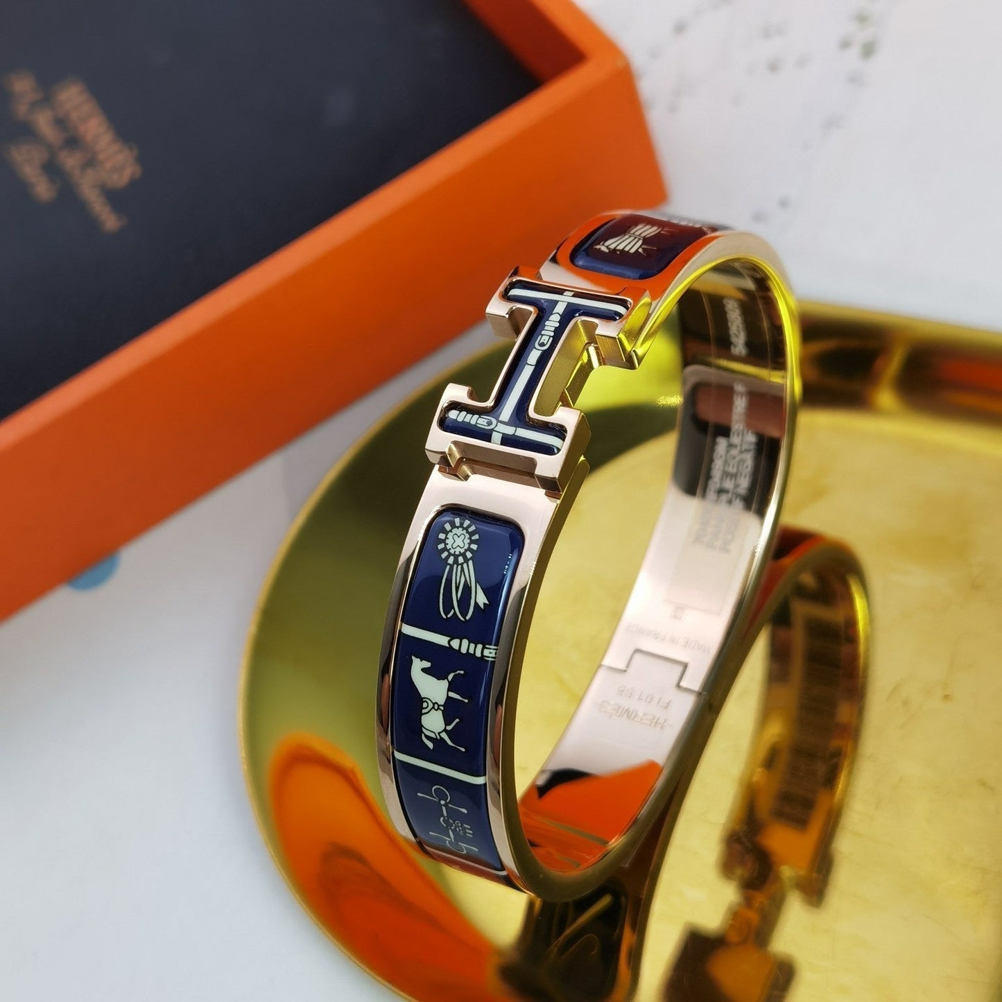 [Eternal Jewelry]H COUVERTURES DARK BLUE BRACELET