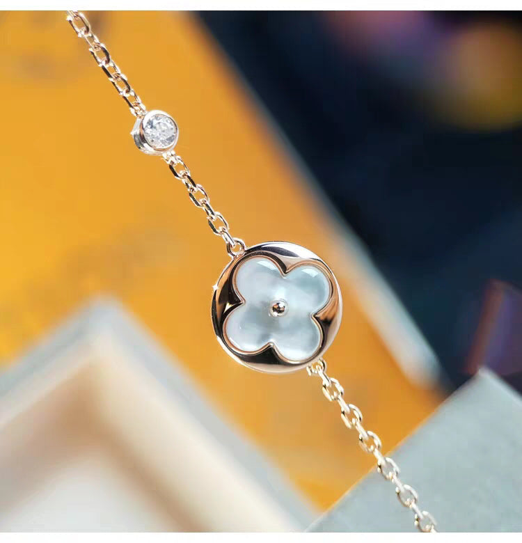 [Eternal Jewelry]SUN MOP GOLD 1 DIAMOND NECKLACE