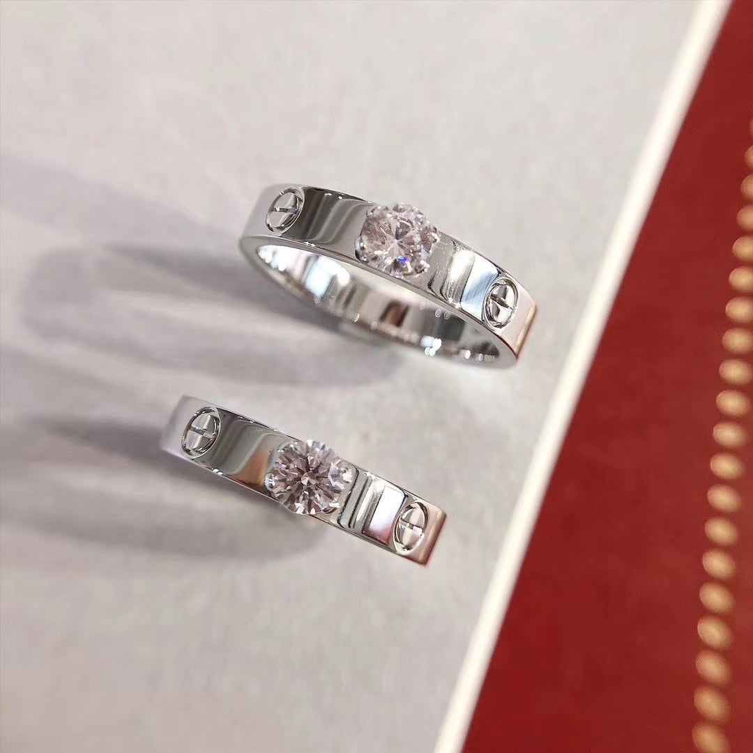 [Eternal Jewelry]LOVE RING 3.6MM 1 BIG DIAMOND
