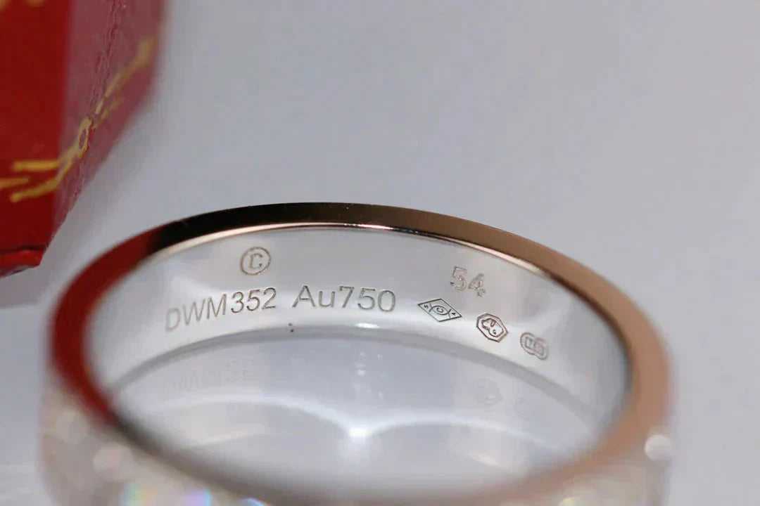 [Eternal Jewelry]LOVE RING 3.6MM DIAMOND PAVED