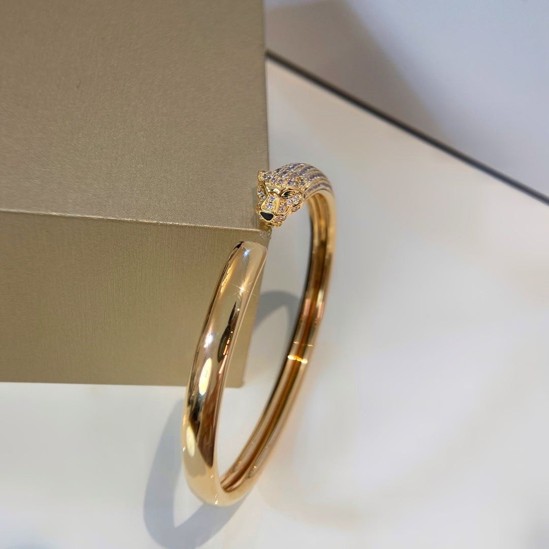 [Eternal Jewelry]PANTHERE GOLD DIAMOND OPEN BRACELET