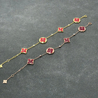 [Eternal Jewelry]STAR AND SUN CARNELIAN 4 MOTIFS 3 DIAMONDS