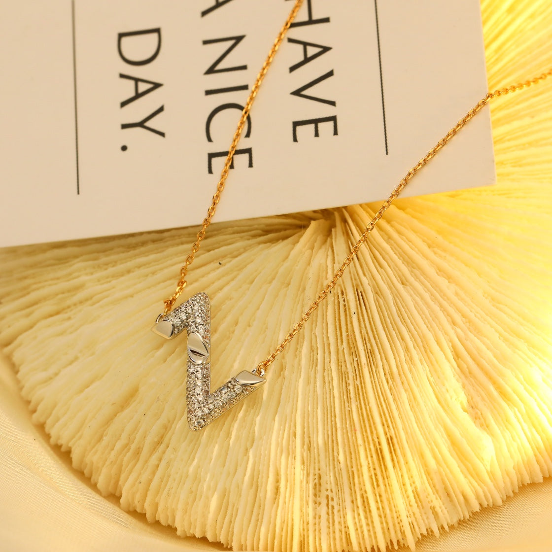 [Eternal Jewelry]VOLT SILVER DIAMOND PEDANT NECKLACE