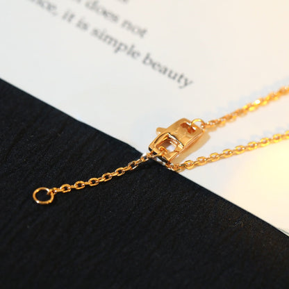 [Eternal Jewelry]STAR AND SUN DIAMOND PINK GOLD NECKLACE