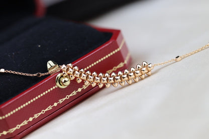 [Eternal Jewelry]CLASH PINK GOLD NECKLACE