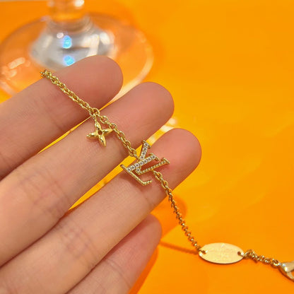 [Eternal Jewelry]LOGO STAR MOTIF GOLD BRACELET
