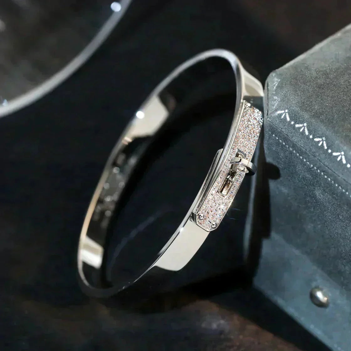 [Eternal Jewelry]KELLY SILVER DIAMOND BRACELET