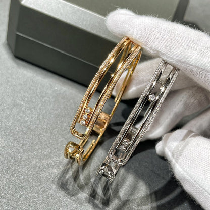 [Eternal jewelry]MOVE 10TH PAVED DIAMOND BRACELET