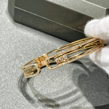 [Eternal jewelry]MOVE 10TH PAVED DIAMOND BRACELET