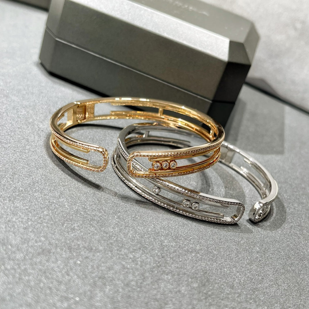 [Eternal jewelry]MOVE 10TH PAVED DIAMOND BRACELET