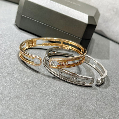 [Eternal jewelry]MOVE 10TH PAVED DIAMOND BRACELET