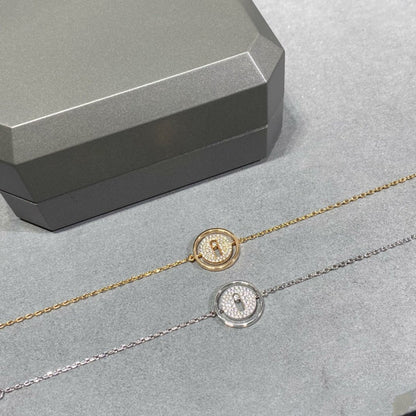 [Eternal jewelry]LUCKY MOVE DIAMOND PAVED BRACELET