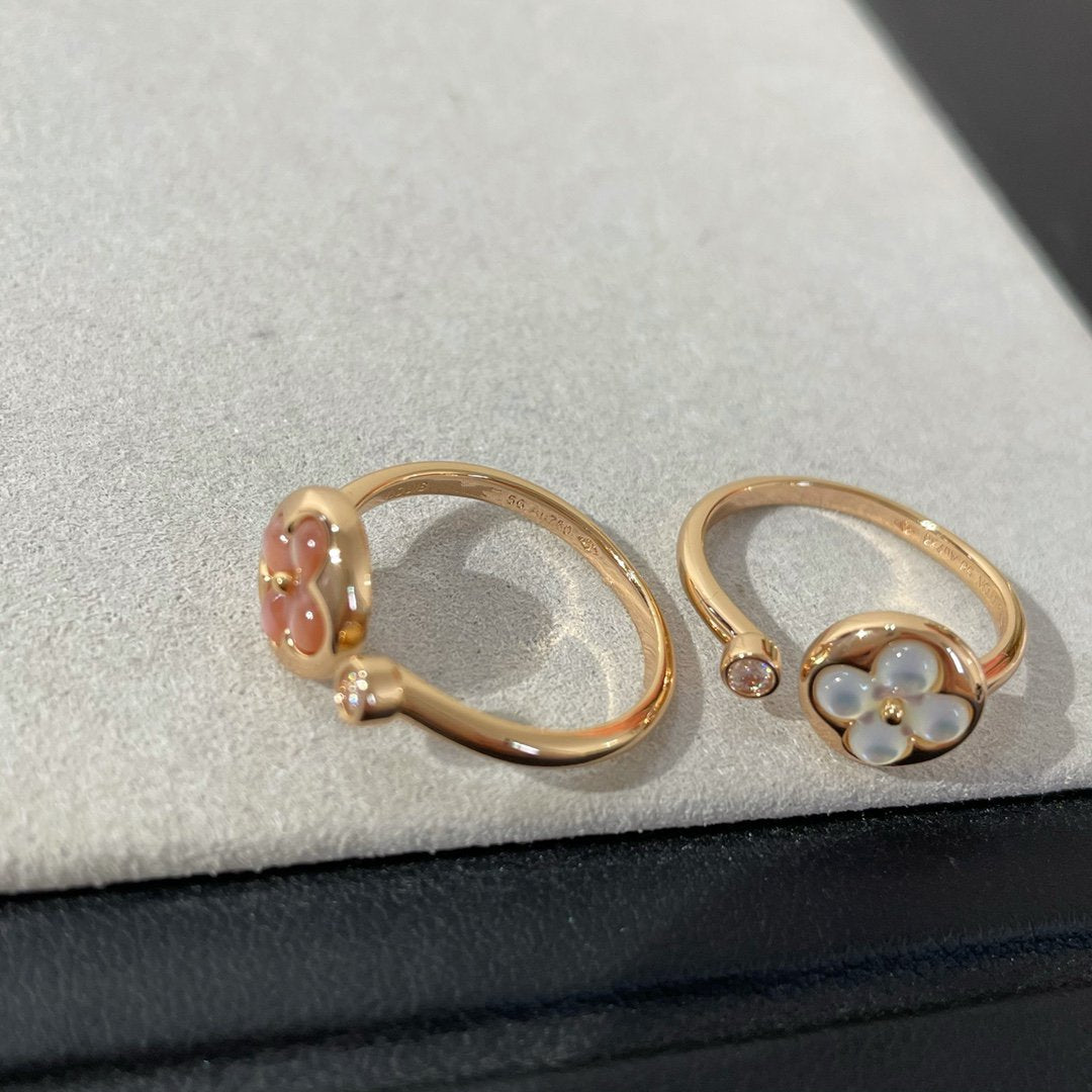 [Eternal Jewelry]SUN 1 DIAMOND PINK MOP RING