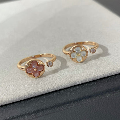 [Eternal Jewelry]SUN 1 DIAMOND PINK MOP RING