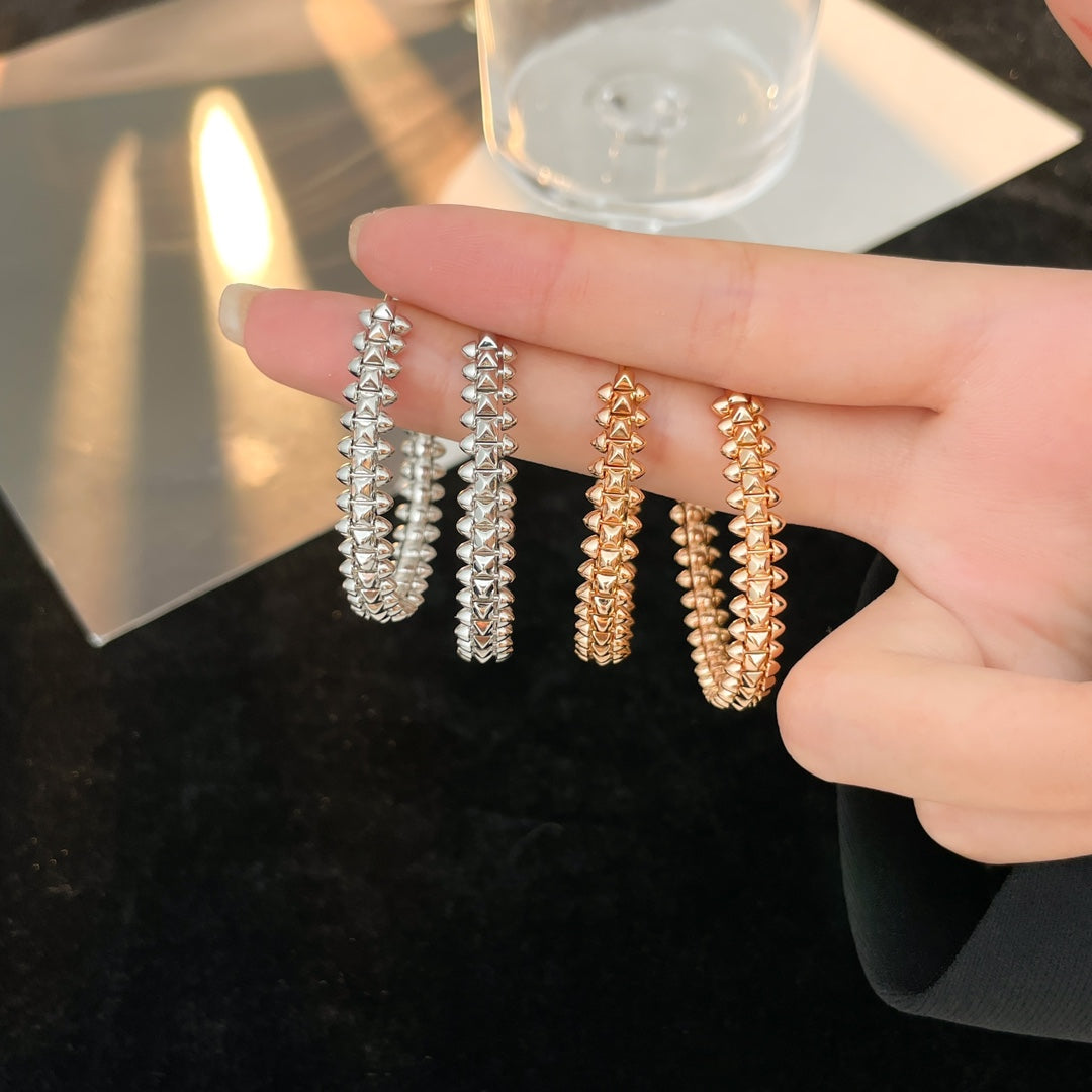 [Eternal Jewelry]CLASH HOOP EARRINGS