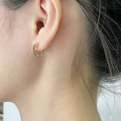 [Eternal Jewelry]LOVE DIAMOND EARRINGS