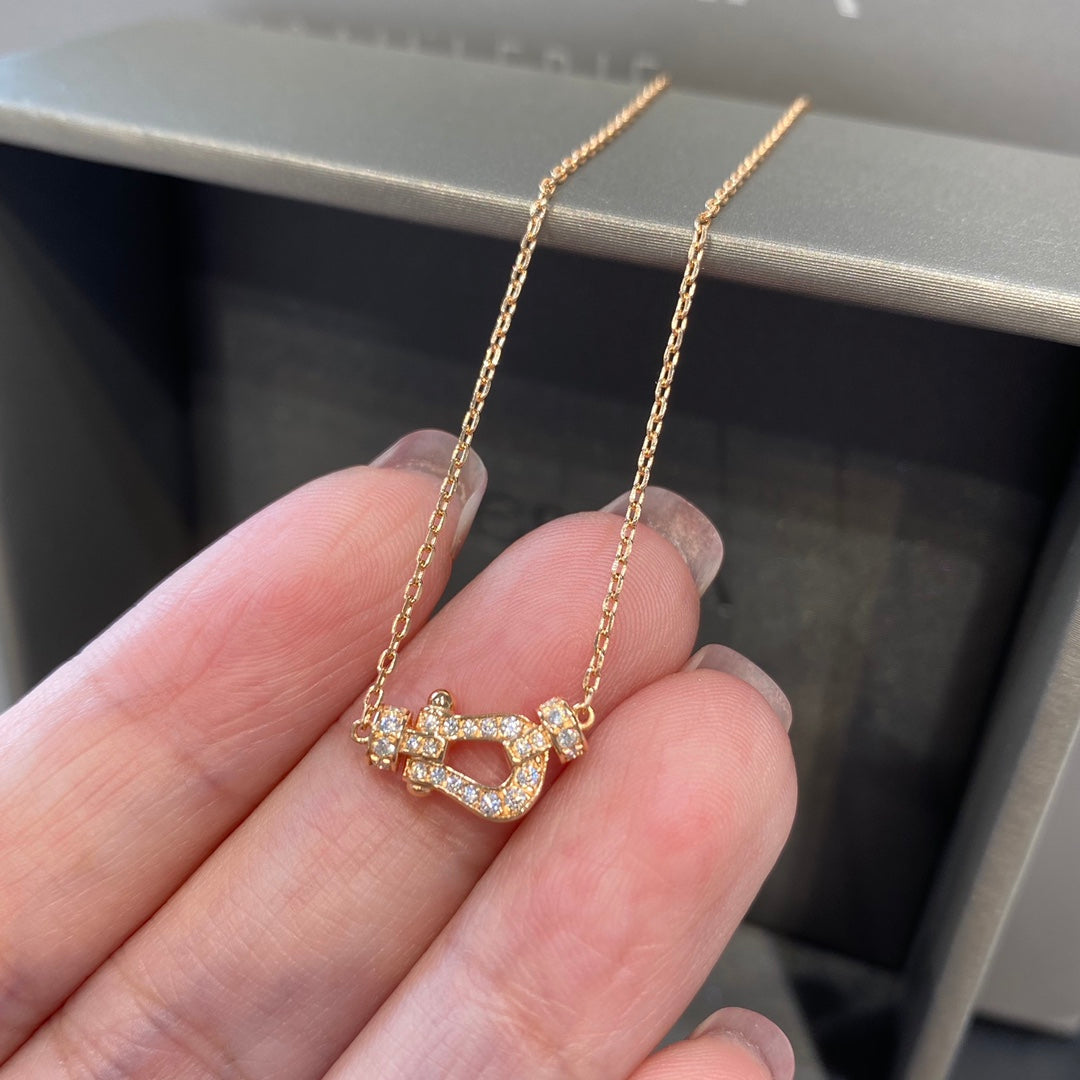 [Eternal Jewelry]FORCE 10 DIAMOND PINK GOLD NECKLACE MINI MODEL
