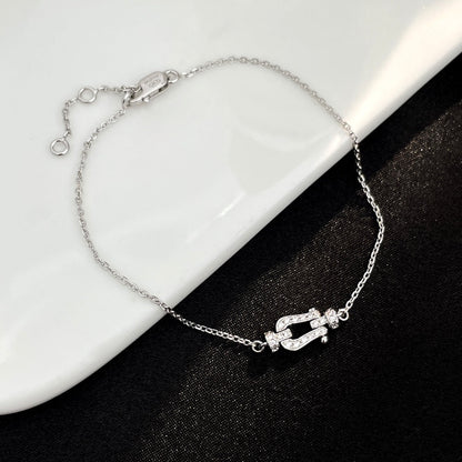 [Eternal Jewelry]FORCE 10 FULL DIAMOND BUCKLE CHAIN LINK MINI MODEL