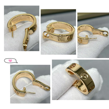 [Eternal Jewelry]LOVE 5.5MM EARRINGS