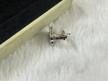 [Eternal Jewelry]CLOVER PIETERSITE MEDIUM STUD EARRINGS
