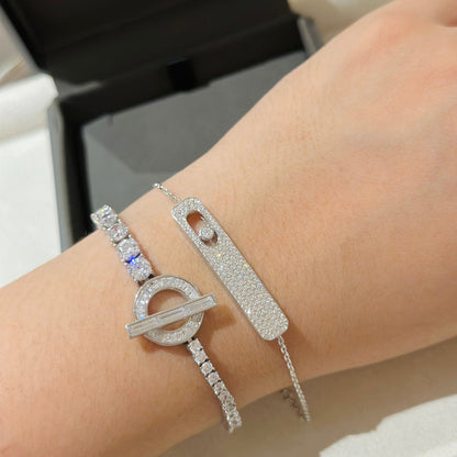 [Eternal jewelry]MOVE CLASSIQUE DIAMOND PAVED BRACELET