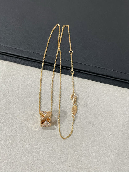 [Eternal Jewelry]LIENS EVIDENCE DIAMOND PAVED NECKLACE