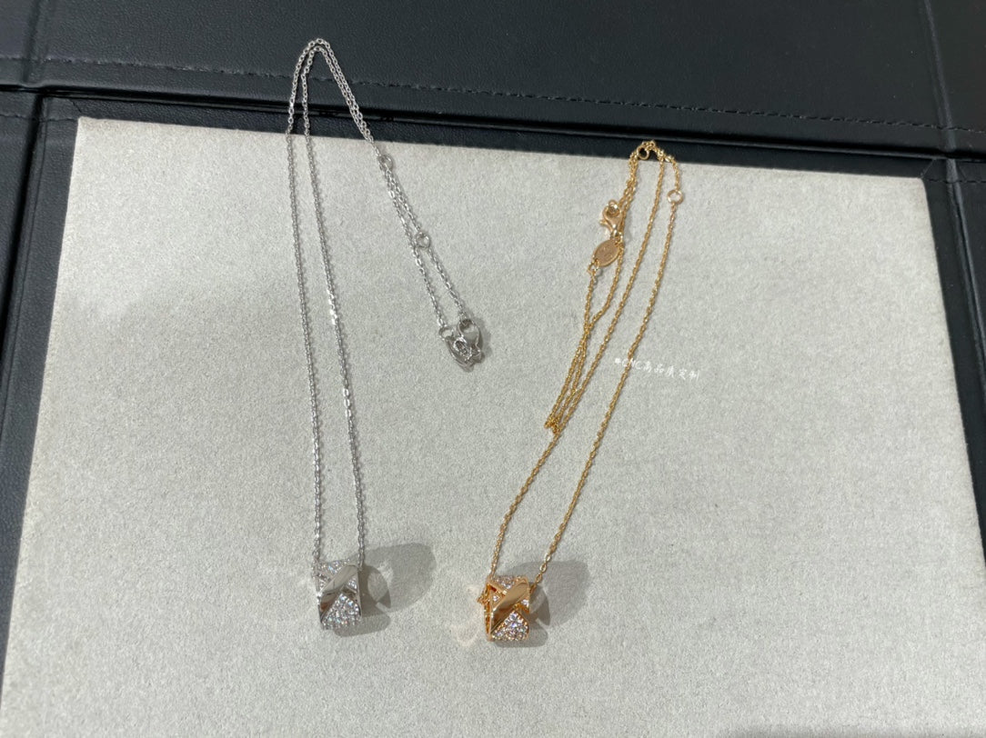 [Eternal Jewelry]LIENS EVIDENCE DIAMOND PAVED NECKLACE
