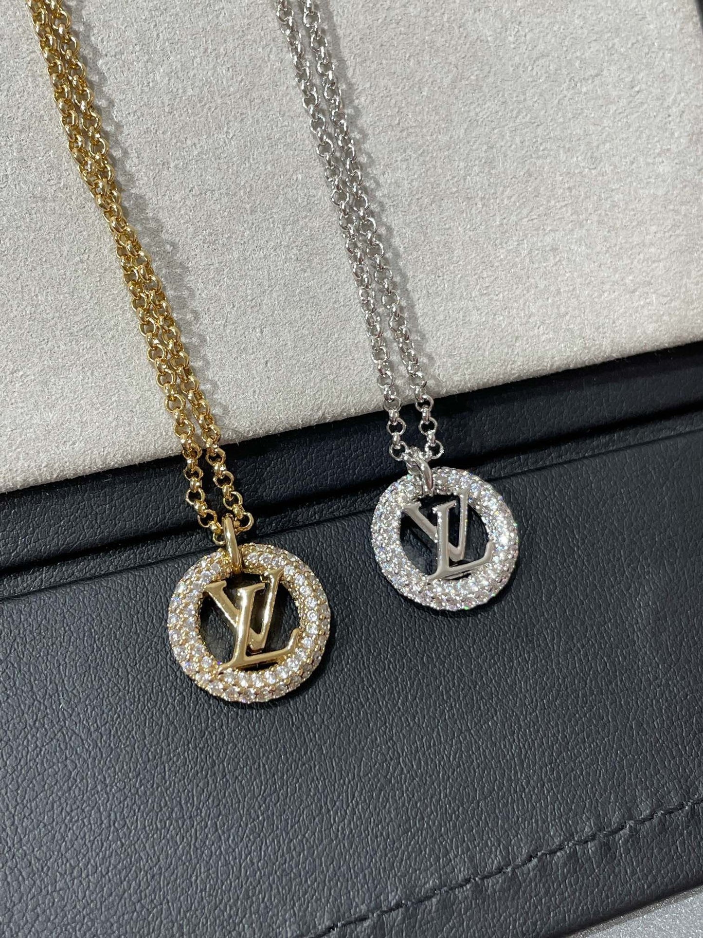 [Eternal Jewelry]BY NIGHT DIAMOND PAVED NECKLACE