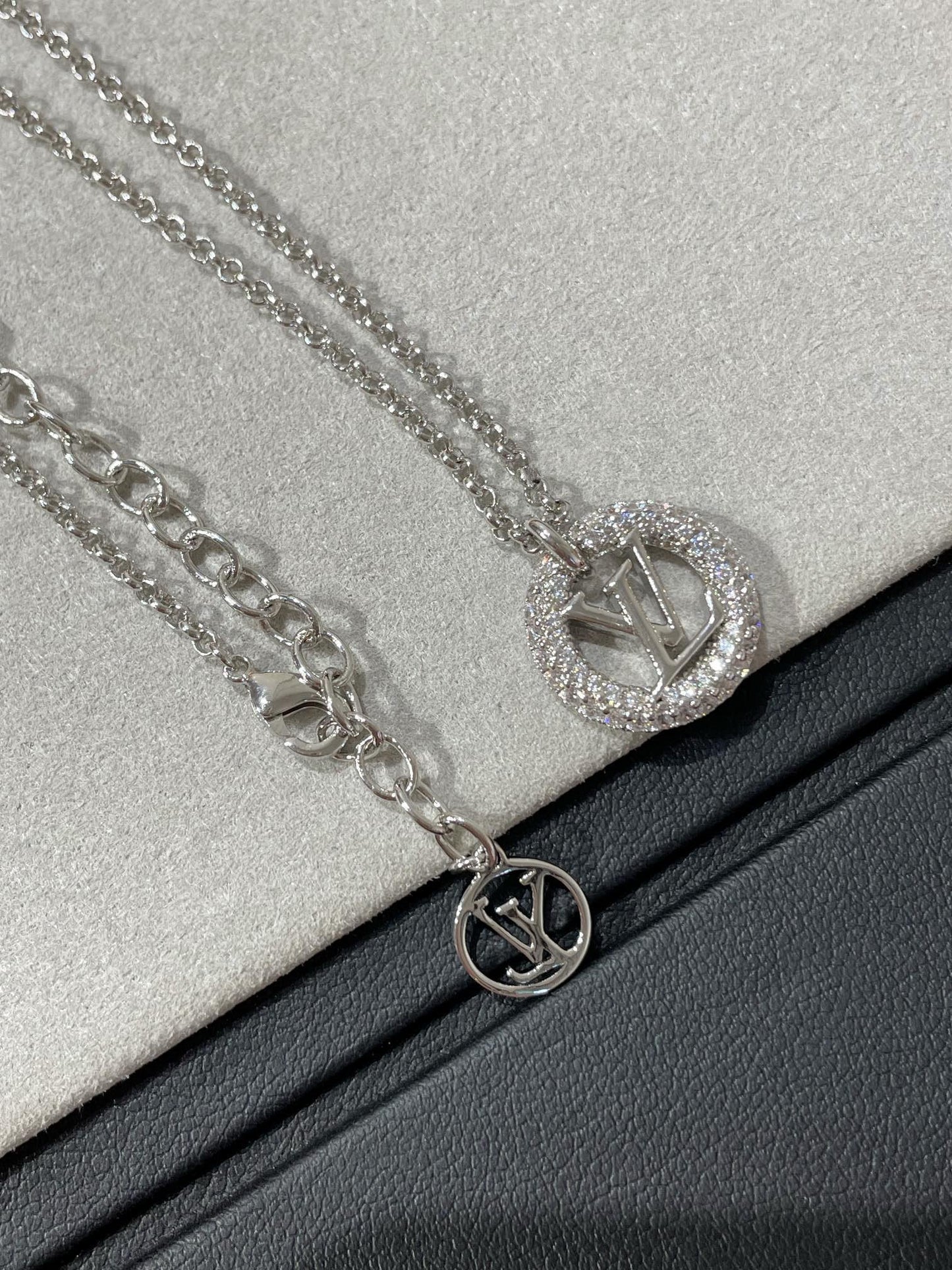 [Eternal Jewelry]BY NIGHT DIAMOND PAVED NECKLACE